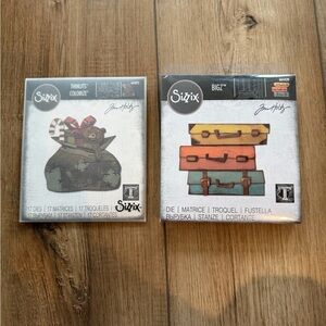 Sizzix Colorful Suitcase and Holiday Die Set